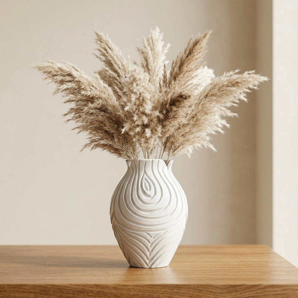 Woodgrain Echo Vase – Green Haven