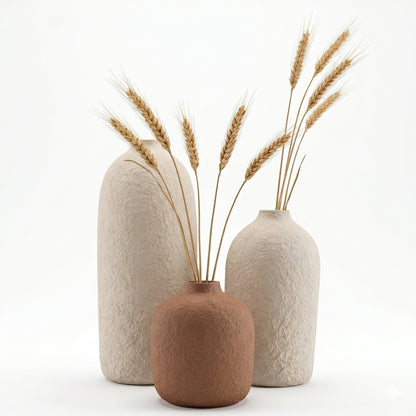 Raw Terracotta Trio – Green Haven