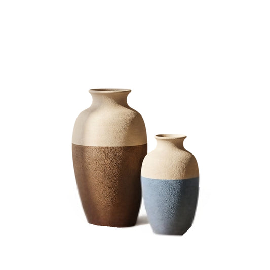 Two-Tone Coastal Urns – Green Haven
