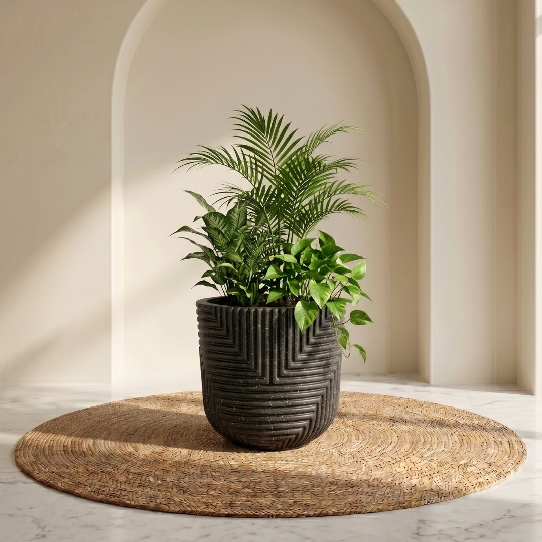 Labyrinth GRC Planter – Green Haven