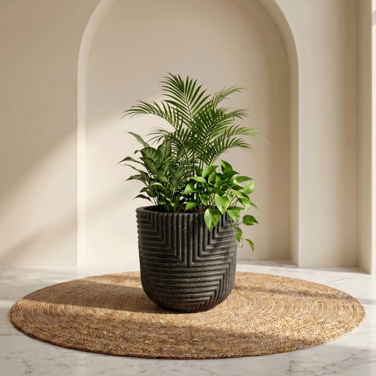 Labyrinth GRC Planter – Green Haven