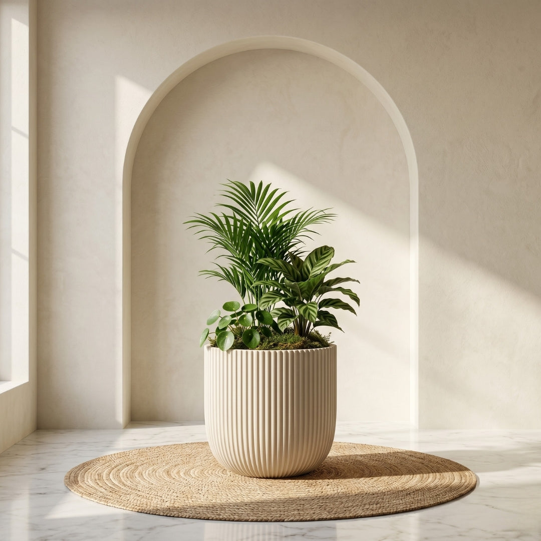 Fluted Shell fiberglass | Green Haven