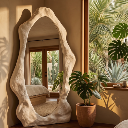 Organic Curve Mirror | Green Haven