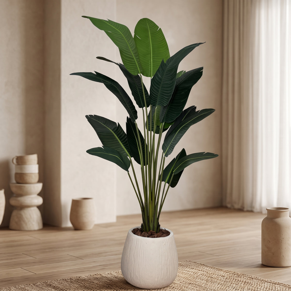 Organic Modern Faux Banana Tree - Green Haven