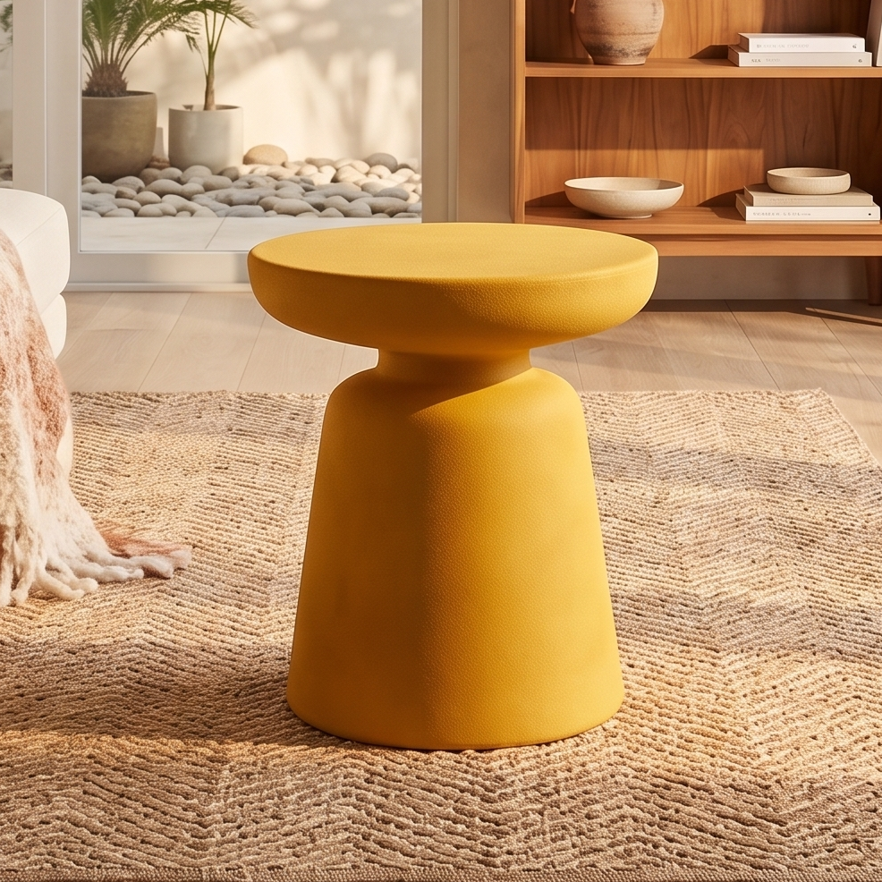 Pebble Sage Side Table – Green Haven