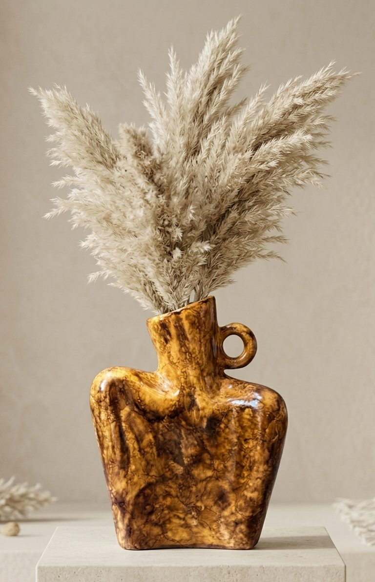 Abstract Muse Vase – Green Haven