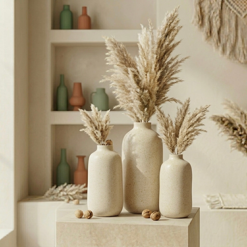 Serene Pillars Set – Green Haven